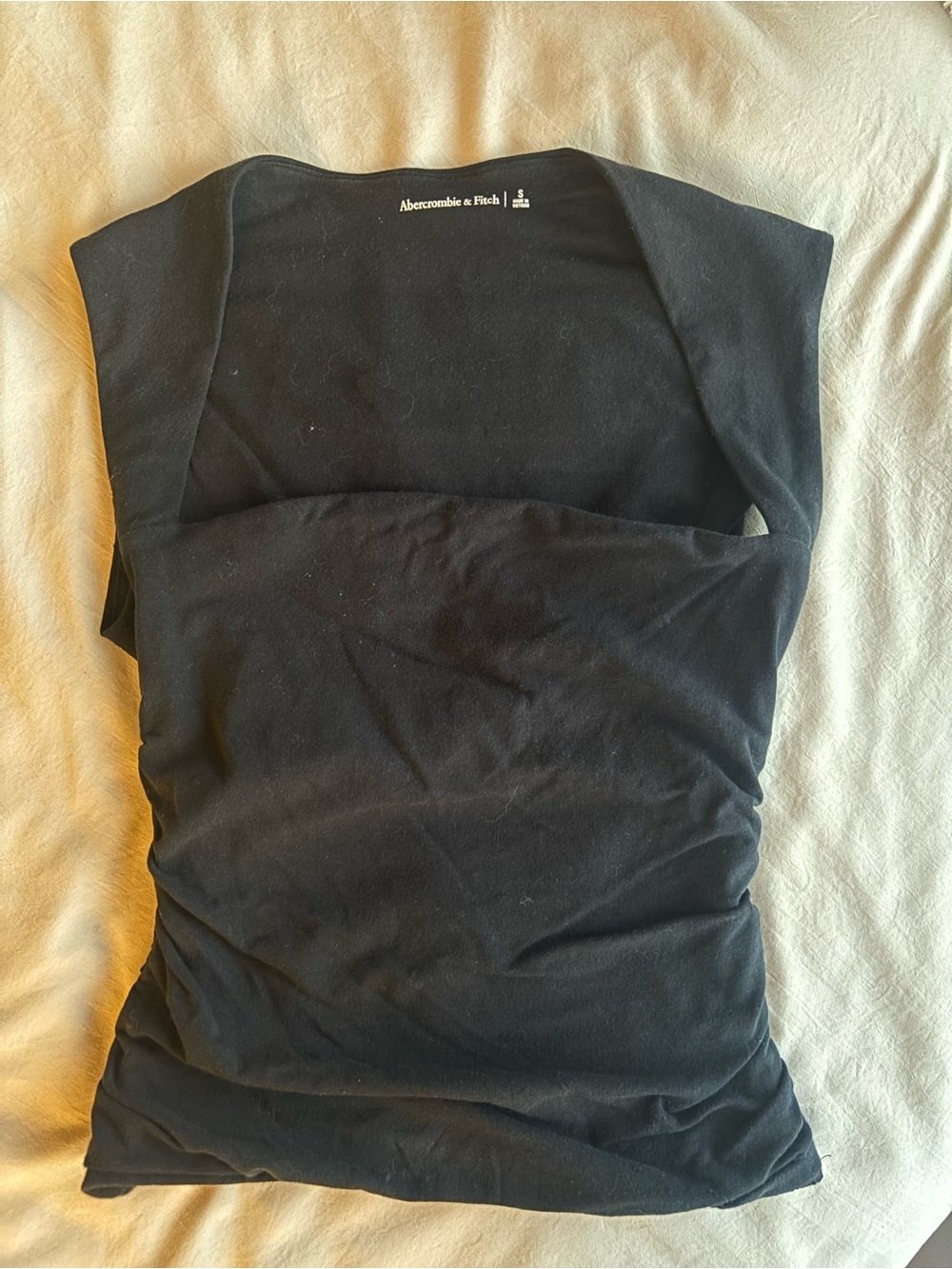 Abercrombie & Fitch Women's Black Fitted Tank